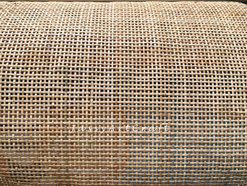 Cane Webbing for DIY-Premium Natural Radio rattan cane webbing Sell by Feet Furniture Decoration image 3