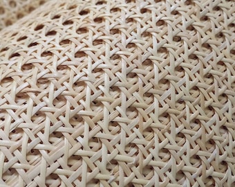 SEMI-gebleichtes Hexagon Rattan Cane Gurtband Rolle CREAM Natürliches Hexagon Cane Gurtband für Möbel