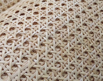 Handmade Cream Hexagon Rattan Cane Webbing Roll