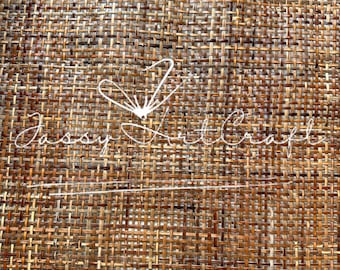 Woven Rattan Furniture Webbing - Natural Cane Wicker Repair Material