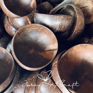 Handcrafted Coconut Bowl – 100% natural eco-friendly, sustainably made from real coconut shells for smoothie bowls, snacks, or home decor