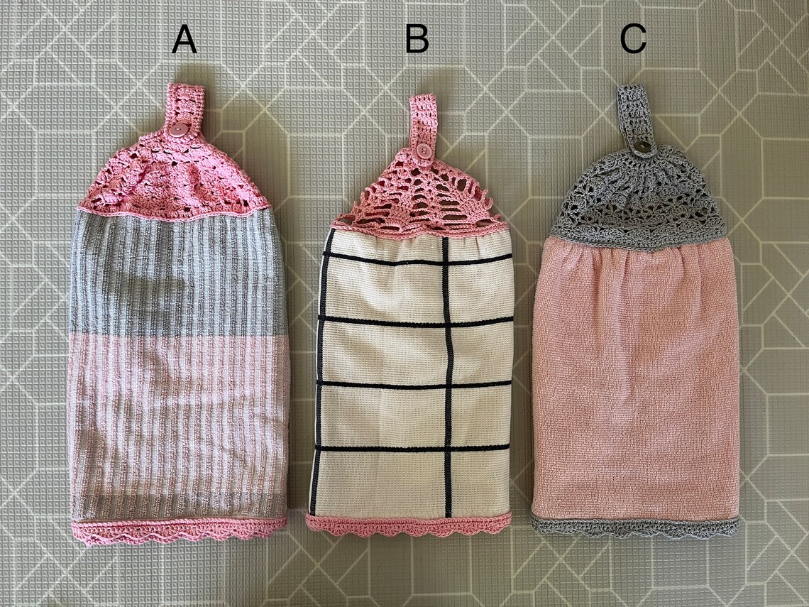 Crochet Hand Towels double Sided / Crochet Kitchen Towel Etsy Australia