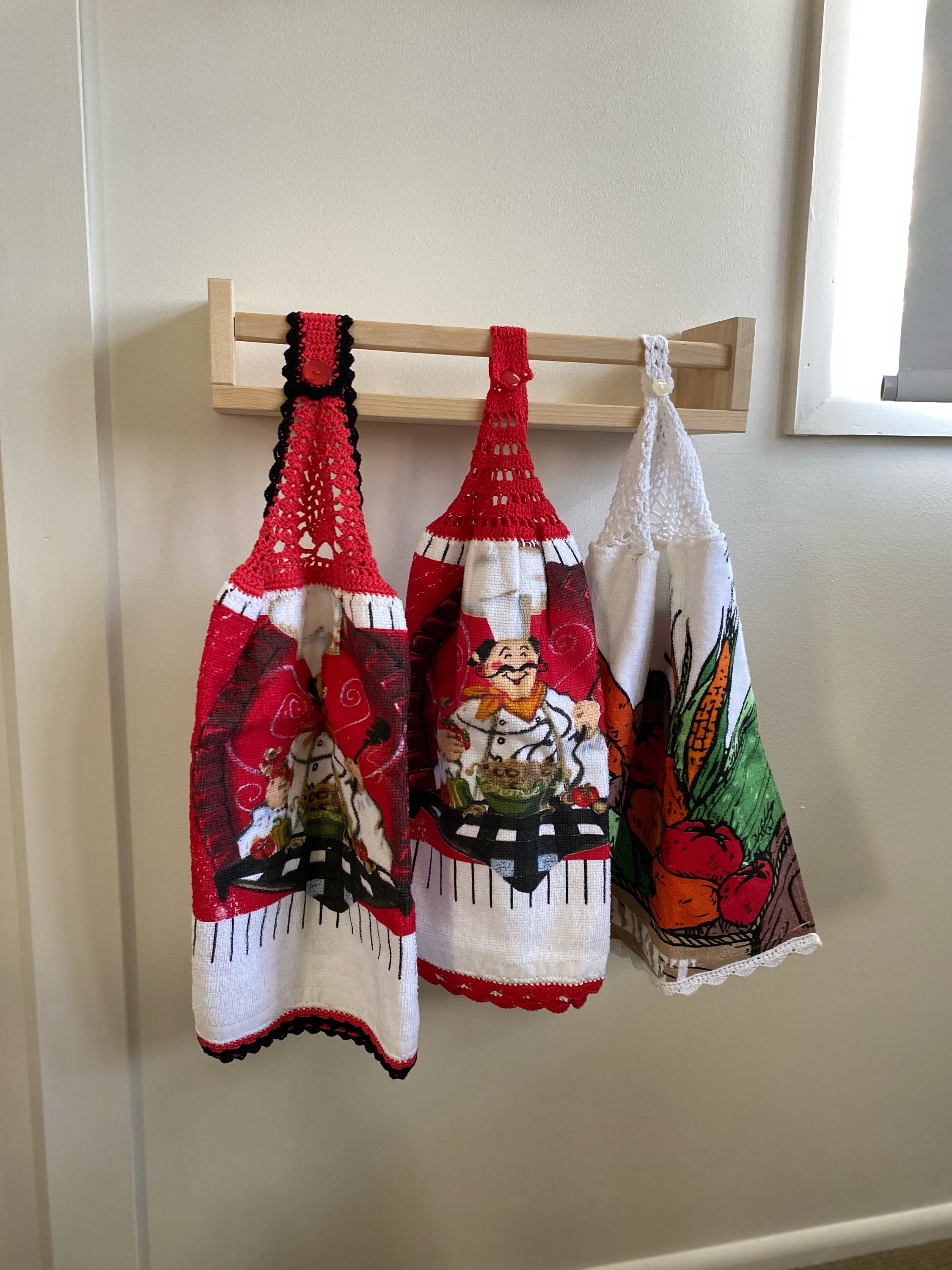 Crochet Hand Towels double Sided / Crochet Kitchen Towel Etsy Australia