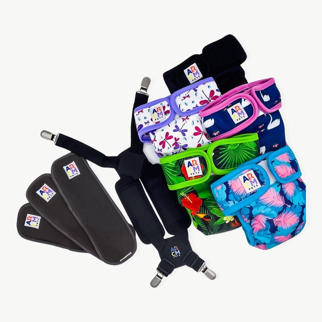 BAMBOO CHARCOAL Bundles Diaper Inserts for Tailless Dog Etsy
