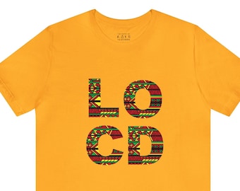 Loc'd Unisex Jersey Short Sleeve Tee | Dreadlock Shirt | Locs Shirt