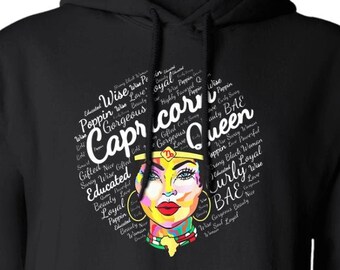 CAPRICORN QUEEN Pullover Hoodie