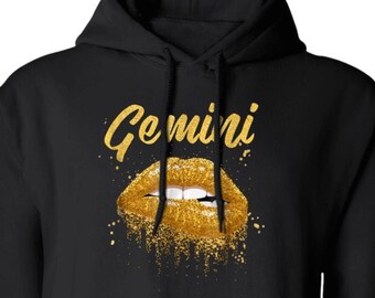 GEMINI LIPS Hoodie | Gemini Hoodie | Zodiac Hoodie