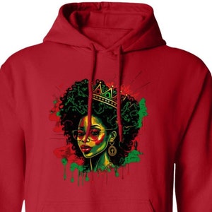 Afro Goddess Pullover Hoodie