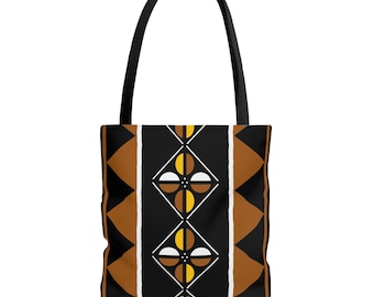 Mudcloth Inspired VI Tote Bag