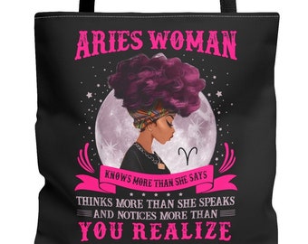 Aries Woman Tote Bag
