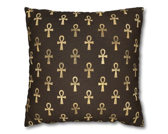 Egyptian Polyester Square Pillow Case | Afrocentric Pillow Case