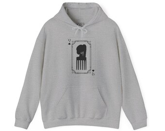 Queen Comb Hooded Sweatshirt, Black Etsy, Black Owned Shop