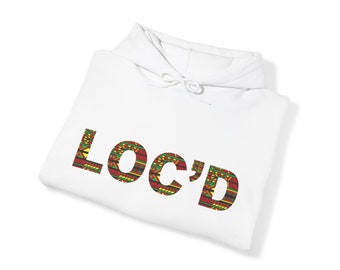 LOC'D Hooded Sweatshirt LOC Goddess Loc'd Hair Black Girl Melanin Woman