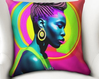 Throw Pillow Case 18"x18" ankarawoman