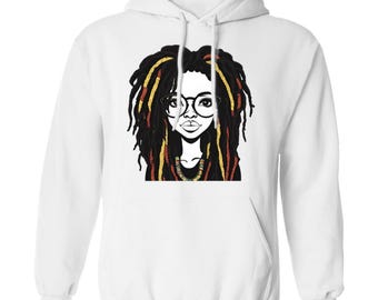 Loc'd QueenPullover Hoodie