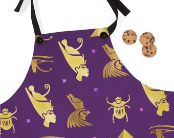 Purple Egyptian Apron