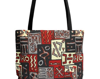 Ankara Print Tote Bag | Kente Tote Bag | African Print Bag