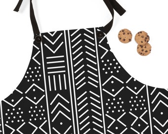 Mudcloth Inspired Apron  | Afrocentric Apron | Ethnic Apron | Black Owned Business | The Power Of Love Clothing