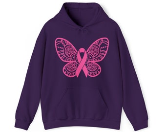 Breast Cancer Unisex Heavy Blend™ Hooded Sweatshirt