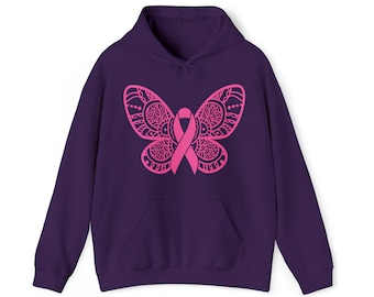 Breast Cancer Unisex Heavy Blend™ Hooded Sweatshirt