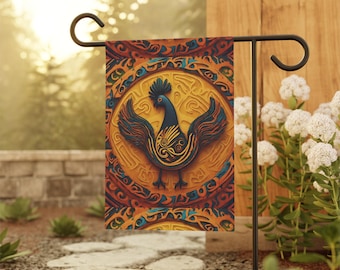 Bird Home Flag | House Banner | Bird Gifts | Yard Gifts | Yard Flag | Adinkra Banner
