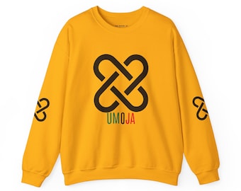 Umoja Kwanzaa Symbol Crewneck Unisex Sweatshirt  | Afrocentric Hoodie | Adinkra Sweatshirt |  | The Power Of Love Clothing