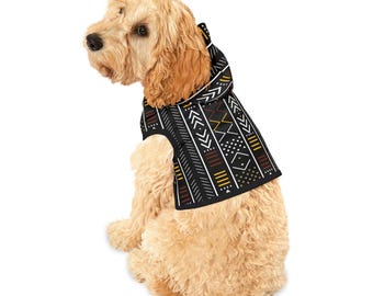 Tribal Ankara Pet Hoodie