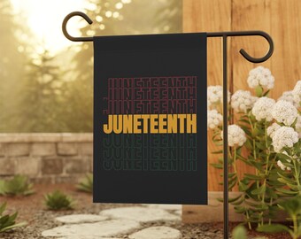 Juneteenth Garden & House Banner | Juneteenth Flag | Juneteenth Yard Sign