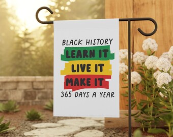 Black History Month House Banner, Black History Gifts, House Banner, Black Gifts, Juneteenth Gifts, Garden BANNER, Yard Gifts, Yard Flag