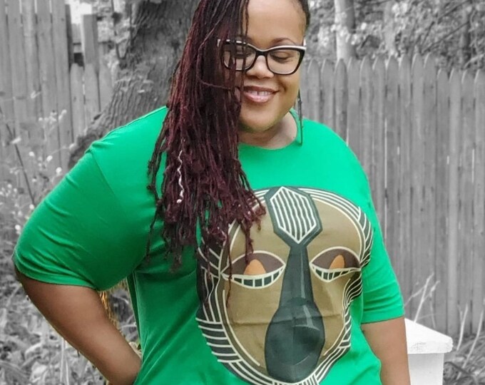 Featured listing image: African Mask Short Sleeve Tee