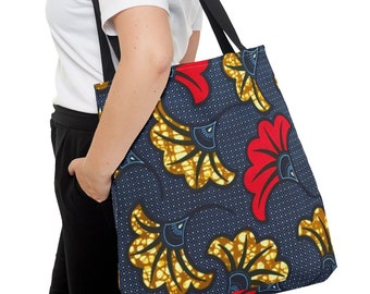 Ankara Flower Tote Bag | African Print Bag