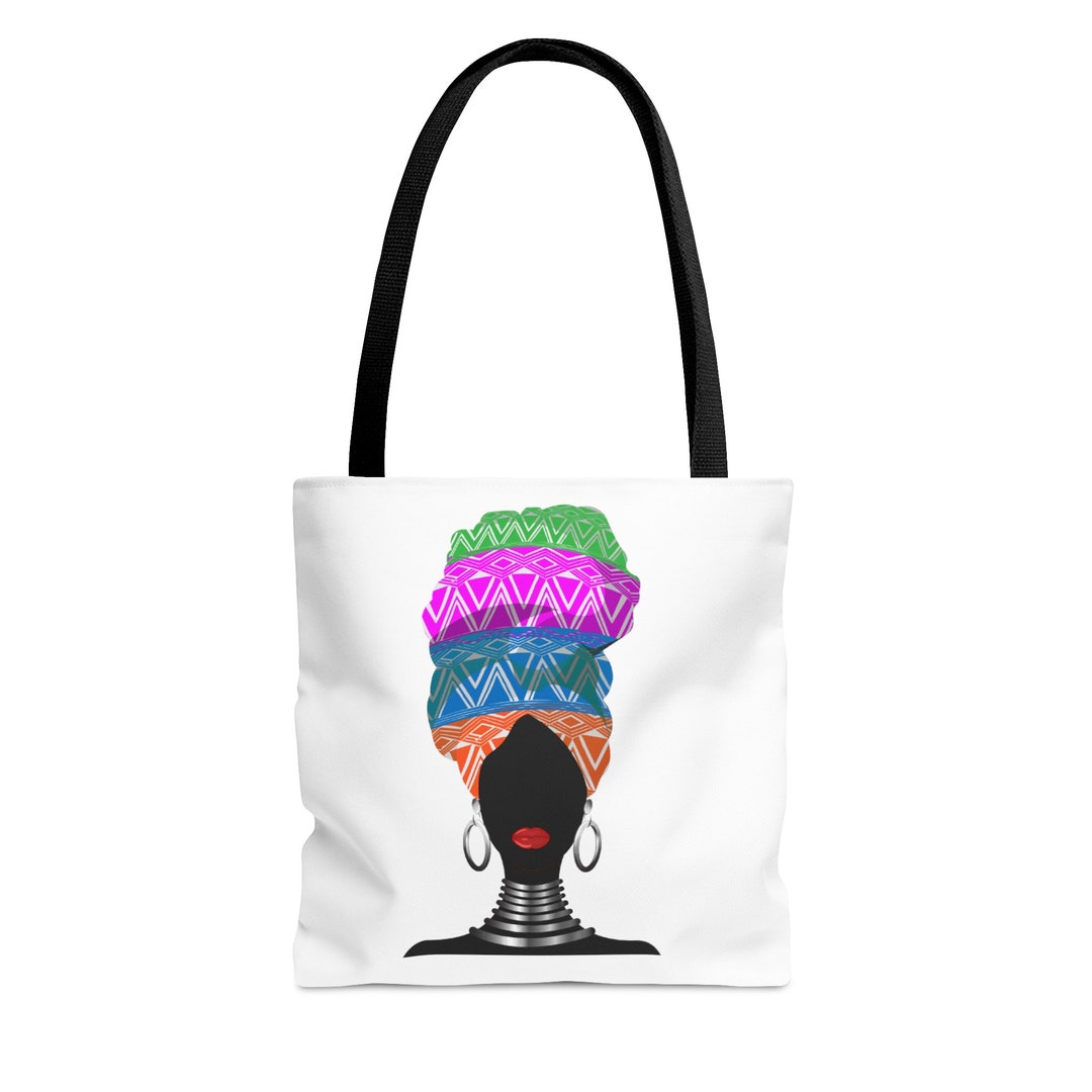 Melanin Queen Tote Bag Afrocentric Tote Black Queen Bag Afrocentric Bag ...