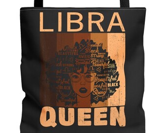 Educated Libra Queen Tote Bag