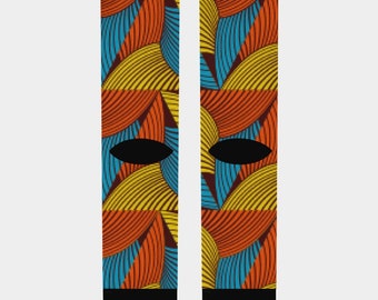 Men's Ankara1 Socks | Afrocentric Socks