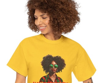 Juneteenth Queen Unisex Heavy Cotton Tee | Juneteenth Shirt | Juneteenth Tee
