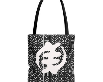 GYE NYAME - Supremacy of God Tote Bag  | Afrocentric Tote | Afrocentric Bag | Black Owned Business | The Power Of Love Clothing