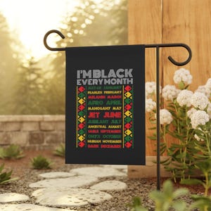 Black 365 Flag | House Banner | Black Gifts | Yard Gifts | Yard Flag