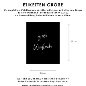 Personalisiertes Wein Flaschen Etikett Abschluss 2024 Abitur Bachelor Master Absolvent Absolventin Graduierung Doktor Geschenk Bild 7