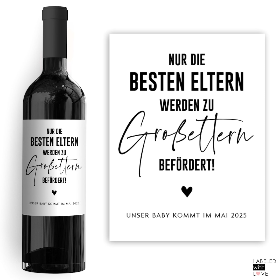Baby-Ankündigungsschild Für Großeltern – Holz, 10,8 X 10,8 Cm, Mit Foto-Schlitz Für Ultraschallbild (5x7,6 Cm) – Perfektes Geschenk Zur Schwangerschaft