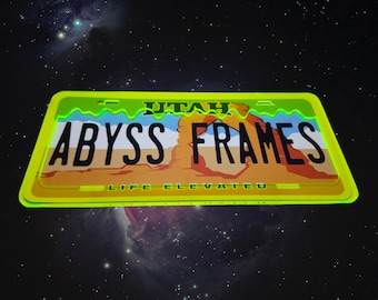 Slime License Plate Frame V3