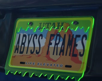 Slime License Plate Frame V2