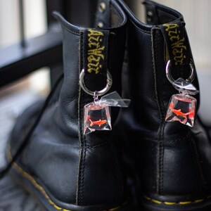 Boot Charms (Set of 2) - Plastic Bags Goldfish | Doc Marten Accessories