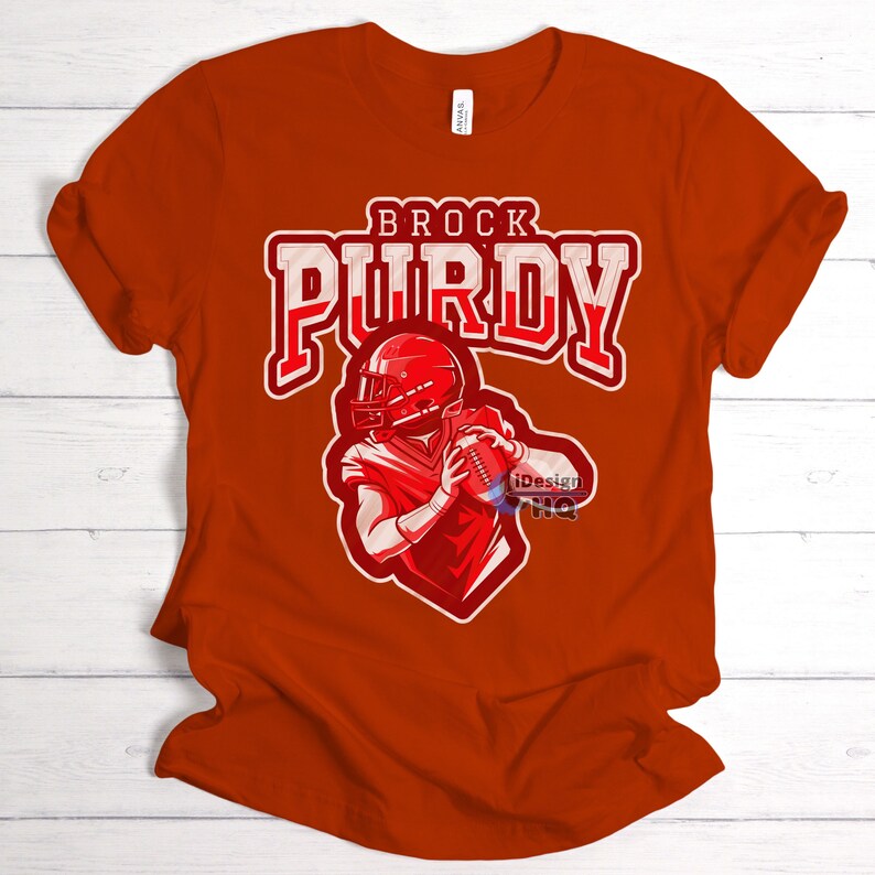 Brock Purdy Png File for T-shirt Printing Football Fan Design Brock ...