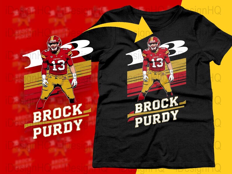 Brock Purdy Png, Football Player Digital Print, Sports Poster Art ...