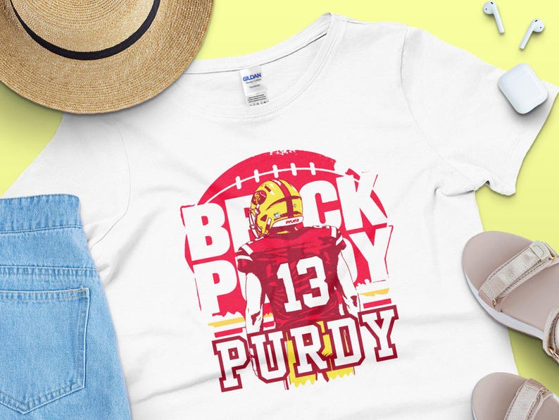 Brock Purdy PNG Digital Download - Fan Art for Shirts - Etsy