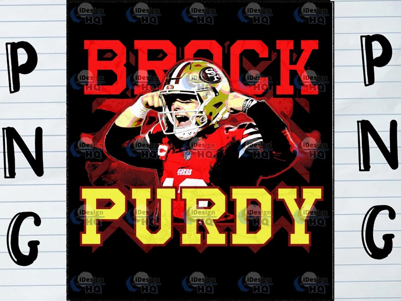 Brock Purdy High-quality Sublimation PNG for Projects Instant Download ...