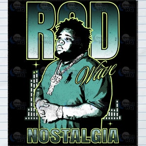 Rod Wave Nostalgia PNG | Rod Wave Digital Download
