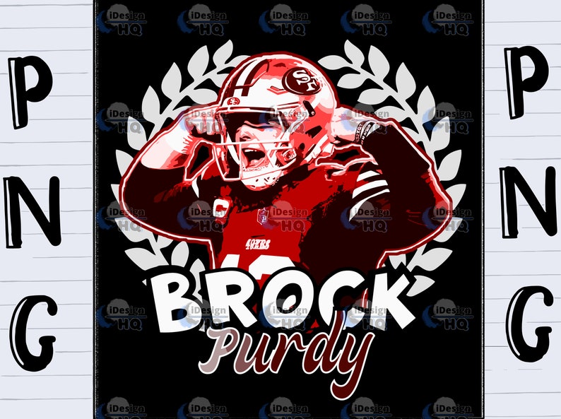 Brock Purdy Png Instant Download for Shirt Printing and More - Etsy