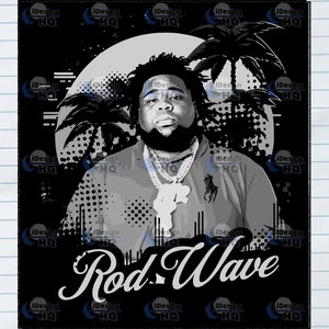 Rod Wave Nostalgia: PNG Digital Download for T-shirt Designs