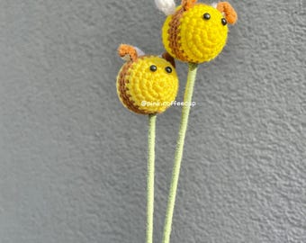 Crochet Handmade Bouquet Honey Bees, Hochzeit, Verlobung, Vorschlag, Jubiläum, Brautstrauß, Muttertagsgeschenke, Geburtstagsgeschenke